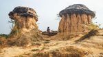 Foto: Bukit Jamur yang Unik di Gresik