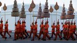 Foto: Sakral, Begini Suasana Kremasi Raja Thailand