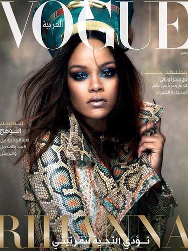 Rihanna Menjelma Jadi Istri Firaun di Cover Vogue Arabia
