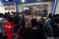 Suasana jumpa pers