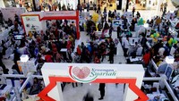 Suasana Keuangan Syariah Fair 2017. Pool/OJK.