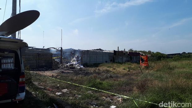 Suasana Pabrik Petasan di Kosambi yang Meledak