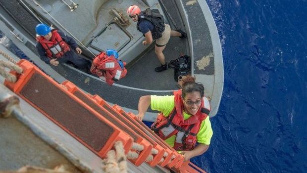Salah satu pelaut AS yang diselamatkan