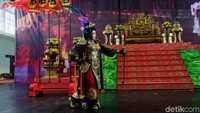 Teater Koma menggelar jumpa media sekaligus mengintip proses latihan bagi pertunjukan Sin Jie Kwie - Melawan Siluman Barat pada Kamis (26/10) di Universitas Tarumanegara, Cilandak, Jakarta Selatan.