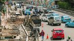 Foto: Revitalisasi Jalur Pedestrian di Depan Trisakti yang Buat Macet