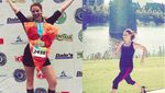 Nekat! Wanita Ini Ikut Full Marathon dengan Sepatu Hak Tinggi