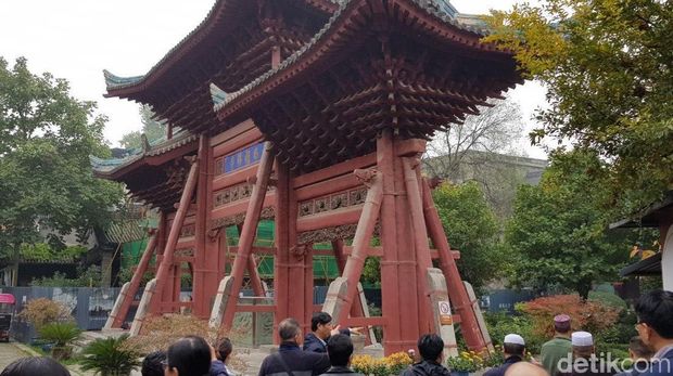 Great Mosque of Xi'an Masjid Agung Xi'an, di Kota Xi'an, ibu kota Provinsi Shaanxi