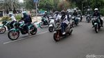 Konvoi Motor Listrik Keliling Ibu Kota