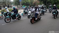 Rute yang dilalui peserta konvoi adalah Jl Menteng Raya, Gedung Juang 45, Jl Cutmutia, Jl Teuku Umar, Jl Medan Merdeka Timur, Jl Gajahmada, Glodok, dan berakhir di Kota Tua.