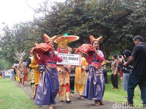 Semarak Karnaval Budaya Pramuka saat Peringati Sumpah Pemuda