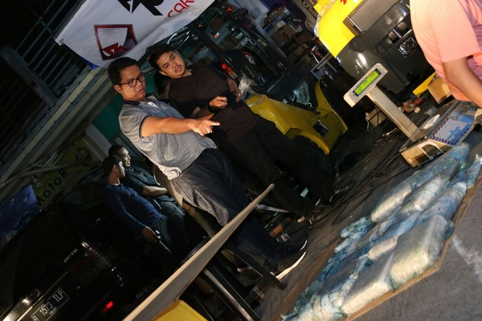 Penampakan Forklift Berisi 100 Kg Sabu di Tangerang