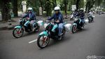 Konvoi Motor Listrik Keliling Ibu Kota