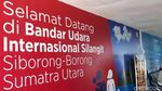 Keren! Silangit Kini Jadi Bandara Internasional