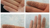Sekali lagi makeup pemicu trypophobia pada jari. (Foto: Instagram)