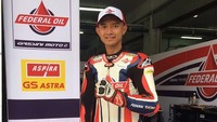 Dimas Ekky Pratama, 25 tahun, tampil di Moto2 GP Malaysia akhir pekan ini sebagai pengganti Jorge Navarro (Gresini Racing) yang dibekap cedera.  (instagram Dimas Ekky)