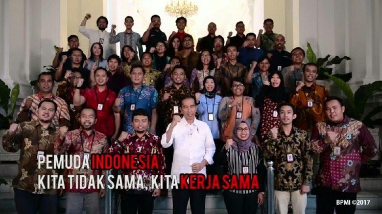 Jokowi: Pemuda Indonesia! Kita Tidak Sama, Kita Kerja Sama