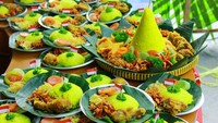 Tumpeng adalah hidangan perlambang syukur dan sejahtera. Banyak orang luar negeri mengenal tumpeng sebagai sajian khas Indonesia. Berupa nasi kuning dengan aneka lauk pauk yang melengkapinya.