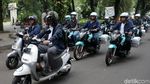 Konvoi Motor Listrik Keliling Ibu Kota