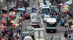 PKL Tanah Abang Kembali Kuasai Trotoar