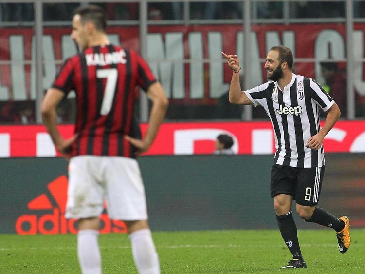 Milan 0-2 Higuain