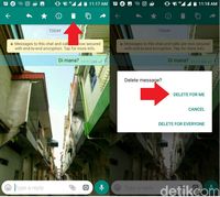 Cara Menghapus Pesan Terkirim Di WhatsApp