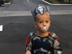 Lucu Banget! Saat si Kecil Jadi Thor sang Dewa Petir