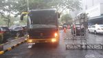 UI Pamer Bus Listrik di Mal