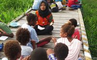 Ekspedisi NKRI Bangun Jembatan Agar Siswa Tak Berenang ke Sekolah