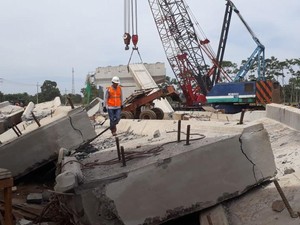 DPRD Jatim Akan Sidak Lokasi Ambruknya Girder Flyover Proyek Tol