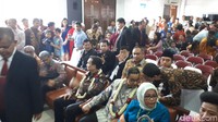 Anies ditemani istrinya, Fery Farhati Ganis. Foto: Cici Marlina/detikcom