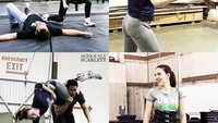 Bermain sebagai Black Widow, Scarlett Johansson telah melewati masa training yang berat lho. Terbukti dia mampu karena memang mempersiapkan diri dengan olahraga yang rutin ia lakukan.  (Foto: Instagram @seriouslyscarlett)