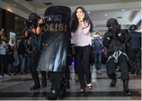 Skenario pembebasan sandera di acara Police Expo 2017