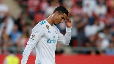 Madrid Tumbang, Ini Wajah Kecewa Ronaldo Cs