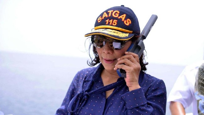 Susi Tegaskan Tak Ada Ruang Lagi untuk Kapal Asing di RI