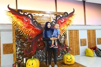 Pengunjung juga bisa berfoto dengan latar sayap yang cantik (David/detikTravel)