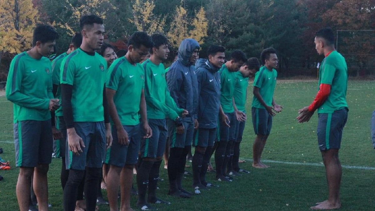 Timnas U-19 latihan di Paju. (dok PSSI)