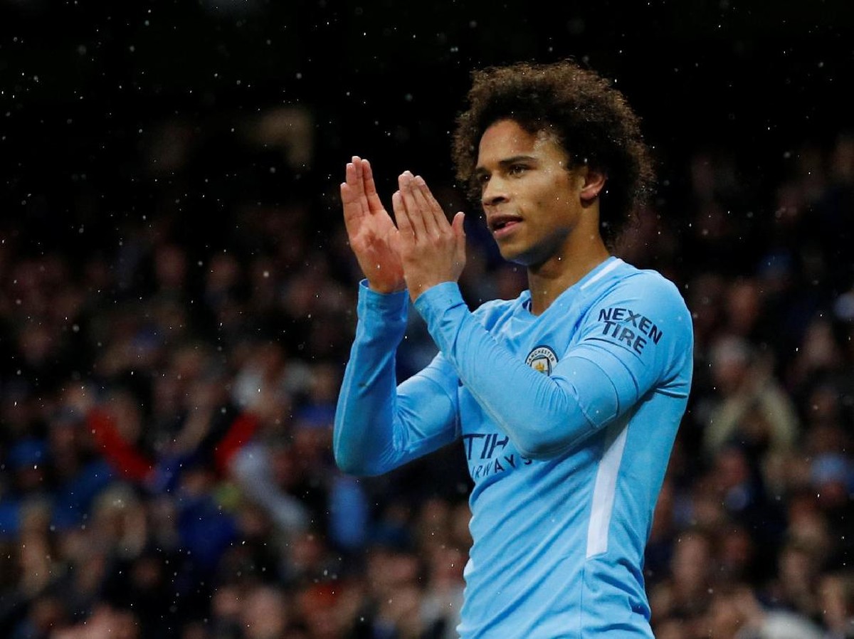 Pemain Manchester City, Leroy Sane (Foto: Phil Noble/Reuters)