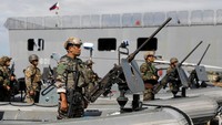 Ini para tentara Filipina yang baru pulang dari Marawi.