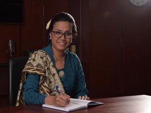 Intip Tulisan Tangan Sri Mulyani untuk PNS Kemenkeu di Hari Oeang