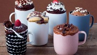 Mug meals atau makanan dalam mug dianggap praktis. Beberapa sajian mudah dibuat hanya dengan mug seperti cupcake dan lasagna. Foto: Istimewa