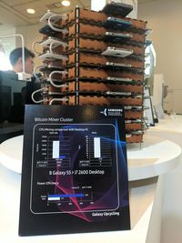 Puluhan Galaxy S5 Disulap Jadi Penambang Bitcoin
