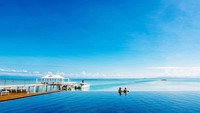 Kolam renang dengan panorama lautan pun jadi spot favorit turis selama berada di Orpheus Island (Facebook/Orpheus Island)