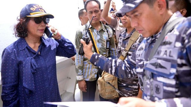 Susi Tegaskan Tak Ada Ruang Lagi untuk Kapal Asing di RI