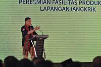 Jonan Resmikan Lapangan Gas Jangkrik di Kaltim