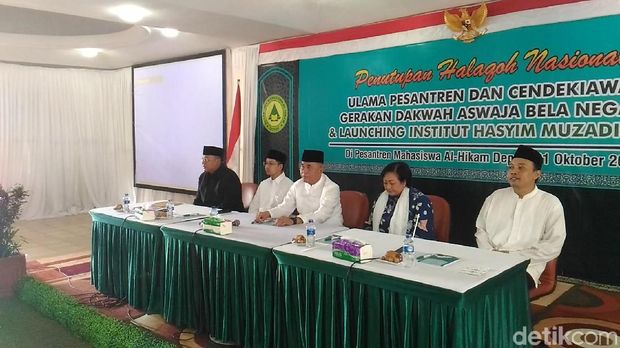 Penutupan Halaqoh Nasional, Menhan Ingatkan Pentingnya Bela Negara