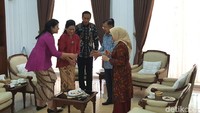 Foto: Jokowi tiba pukul 08.30 WIB. Dia datang bersama Ibu Negara Iriana Jokowi dan Kahiyang Ayu ikut. (Istimewa)