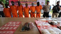 Mereka diringkus di kawasan Menteng, Minggu (20/10).