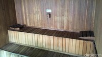 Penampakan sauna yang ada di griya pijat Alexis.