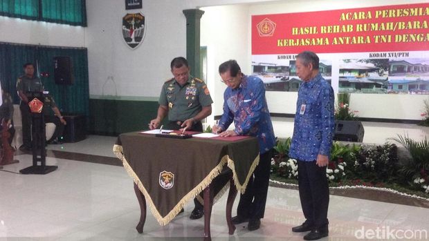 Resmikan Barak di 3 Kodam, Panglima Bicara Profesionalisme Prajurit