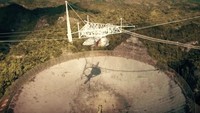 Berbeda dengan di Puerto Rico, negara itu punya Arecibo Observatory. Disebut-sebut sebagai teleskop radio terbesar dan paling sensitif di dunia (AmazingFacts/Youtube)
